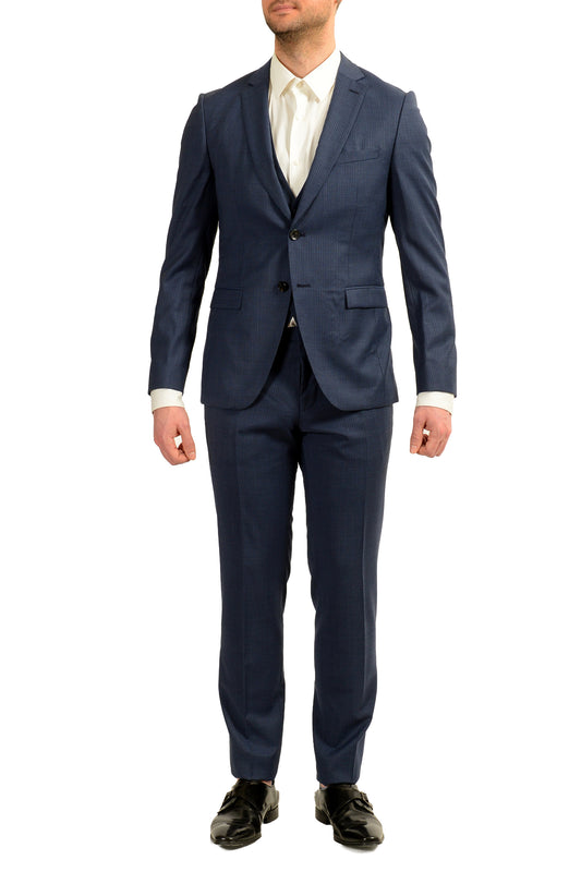 Hugo Boss Men's Reymond/Wenten WE1 Extra Slim Fit Three Piece Suit US 36R IT 46R