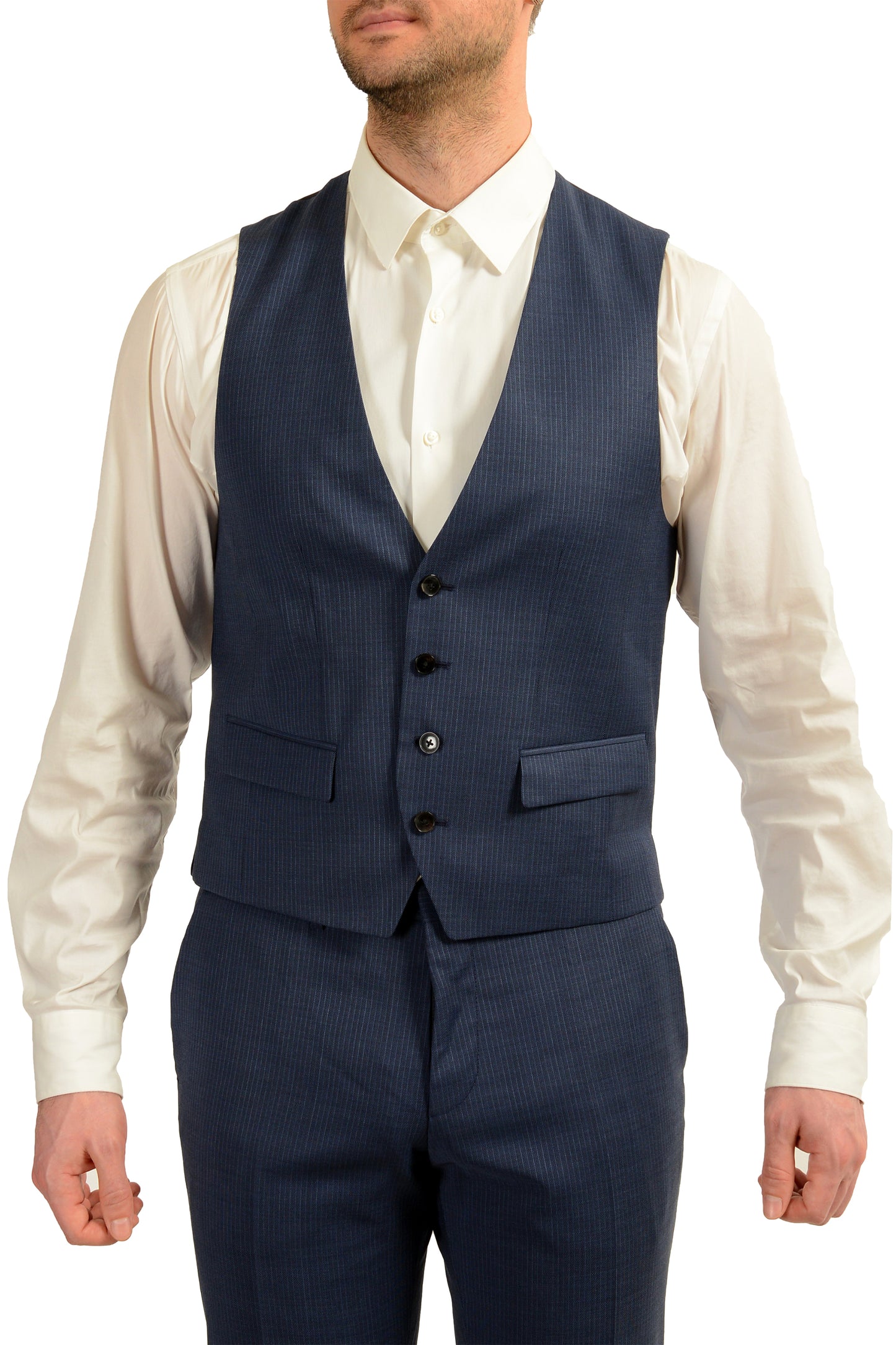 Hugo Boss Men's Reymond/Wenten WE1 Extra Slim Fit Three Piece Suit US 36R IT 46R