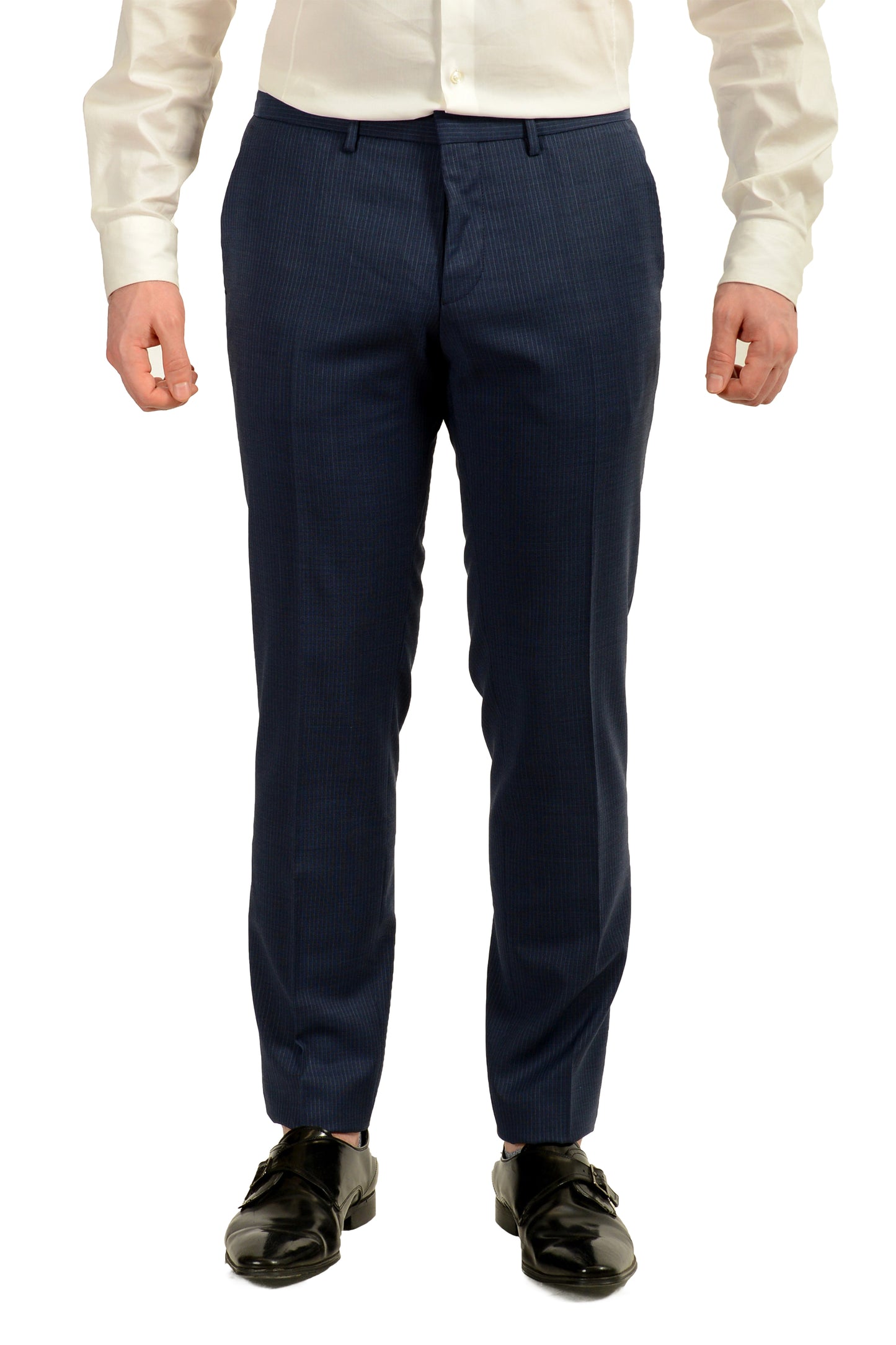 Hugo Boss Men's Reymond/Wenten WE1 Extra Slim Fit Three Piece Suit US 36R IT 46R