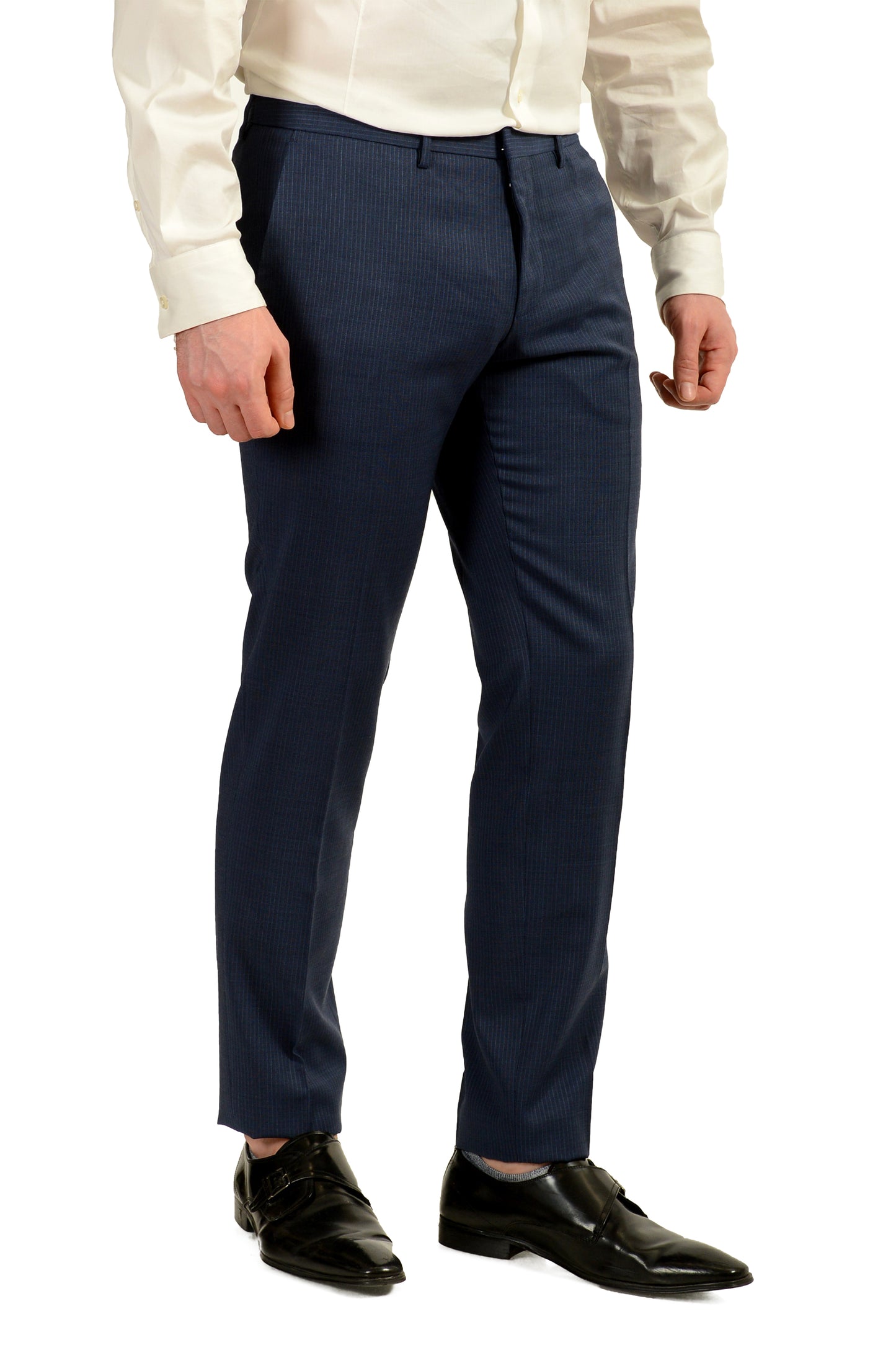 Hugo Boss Men's Reymond/Wenten WE1 Extra Slim Fit Three Piece Suit US 36R IT 46R