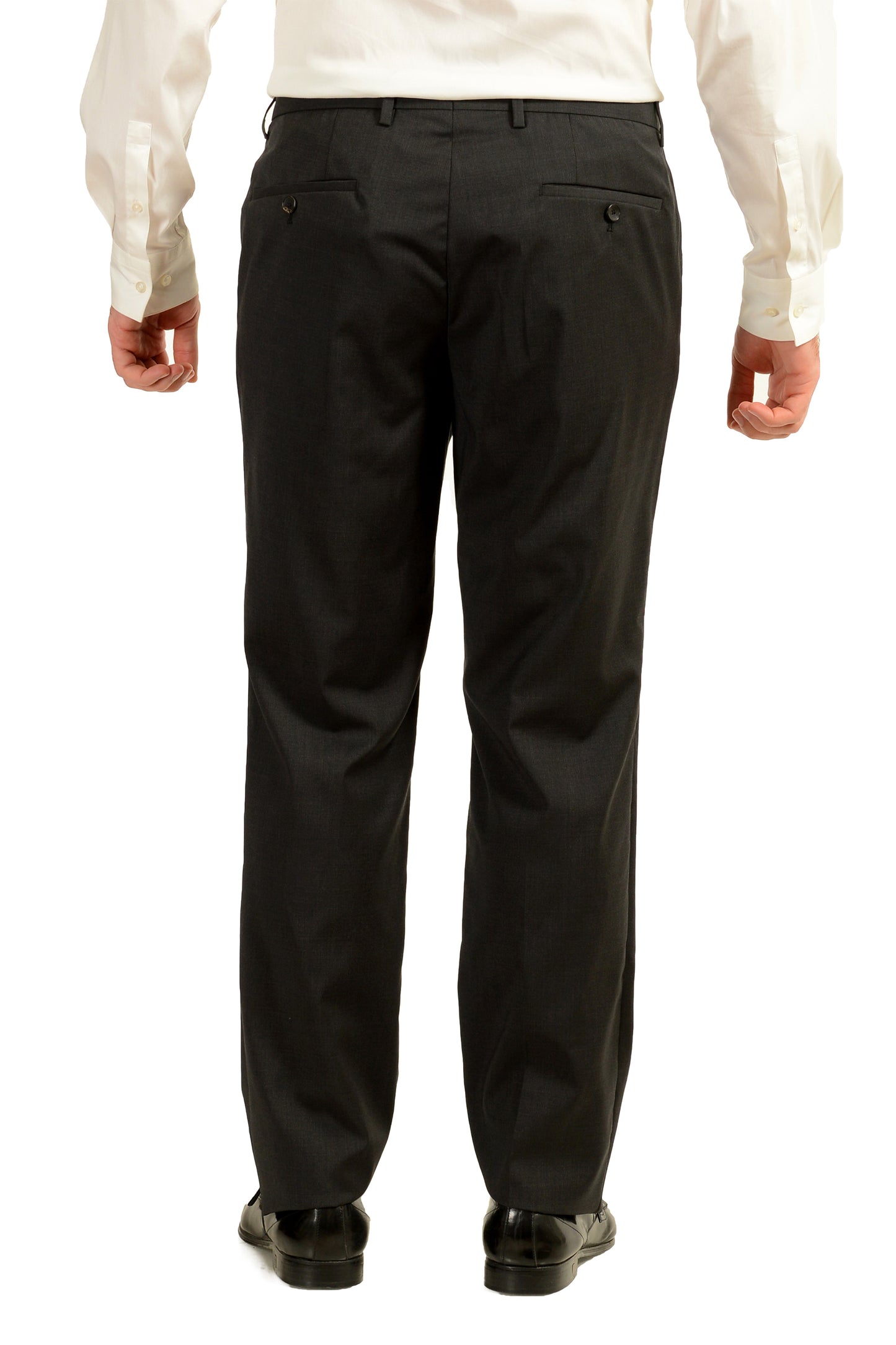Hugo Boss Men's "Johnstons5/Lenon1" Regular Fit 100% Wool Suit US 40S IT 50S