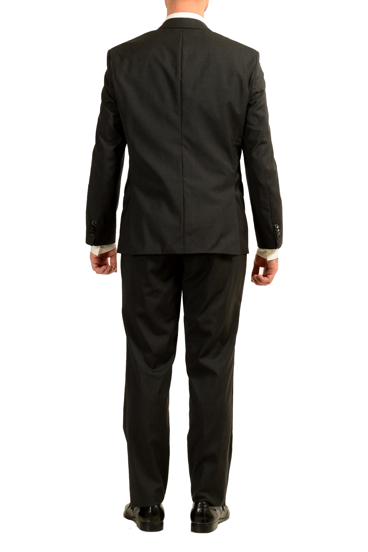 Hugo Boss Men's "Johnstons5/Lenon1" Regular Fit 100% Wool Suit US 40S IT 50S