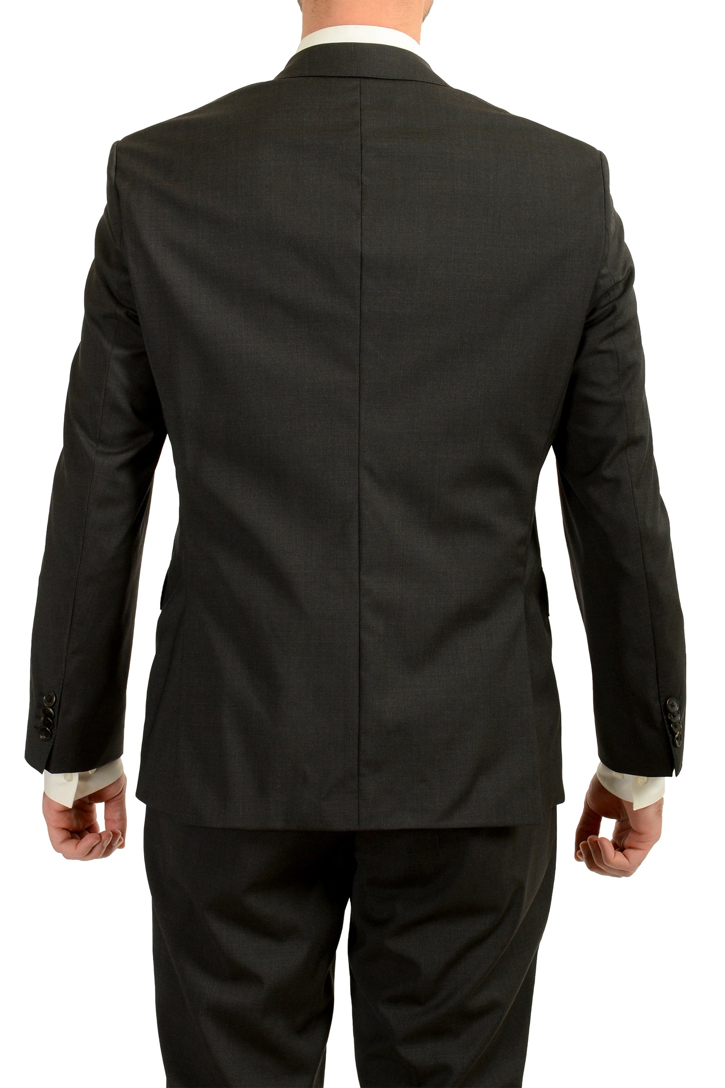 Hugo Boss Men's "Johnstons5/Lenon1" Regular Fit 100% Wool Suit US 40S IT 50S