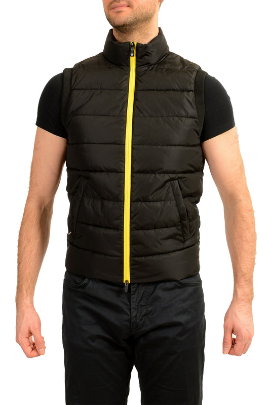 Scuderia Ferrari Men's Black Padded Graphene Vest Sleeveless Jacket US S IT 48