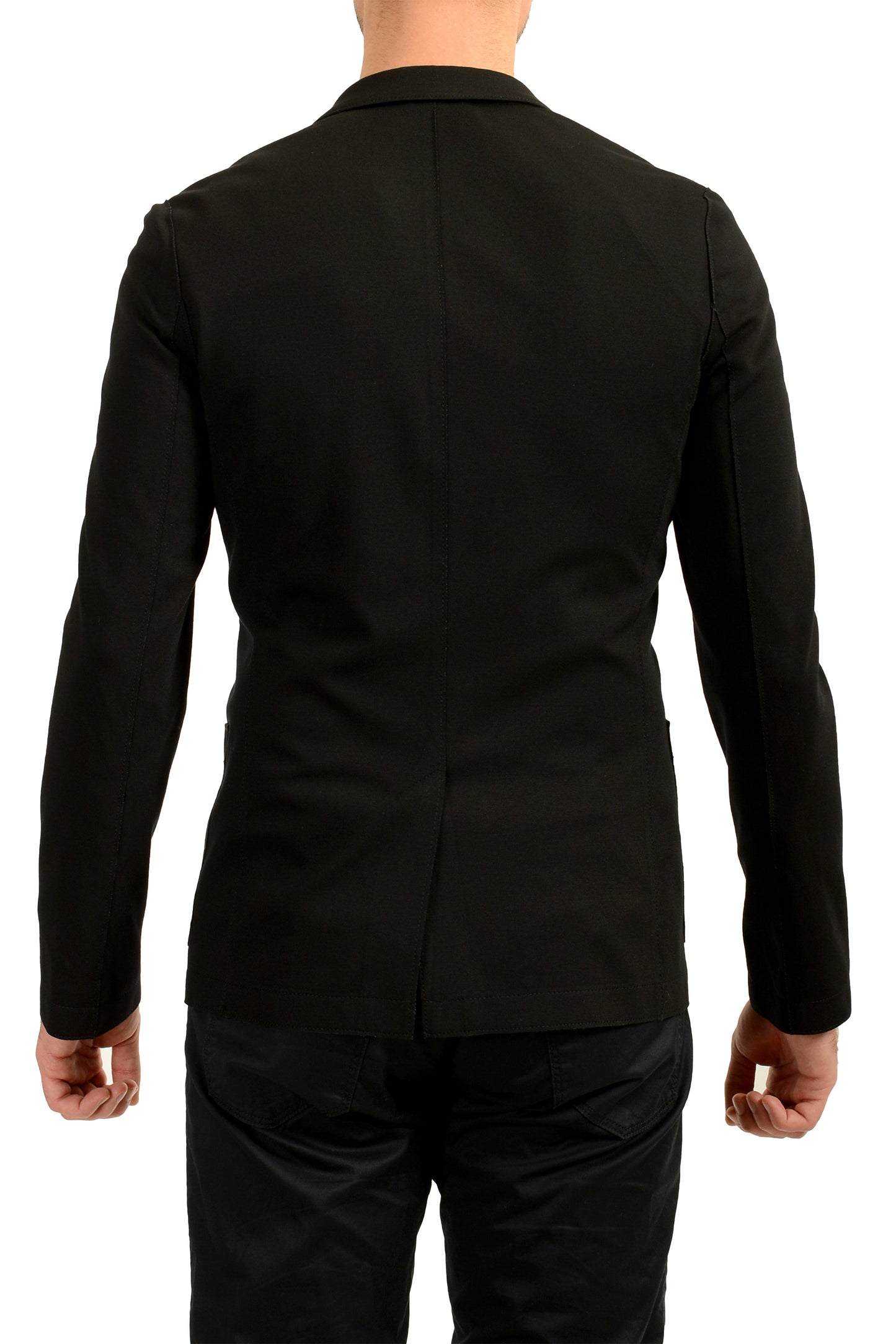 Hugo Boss Men's "Ardis-J" Black Two Button Sport Coat Blazer US 38R IT 48R