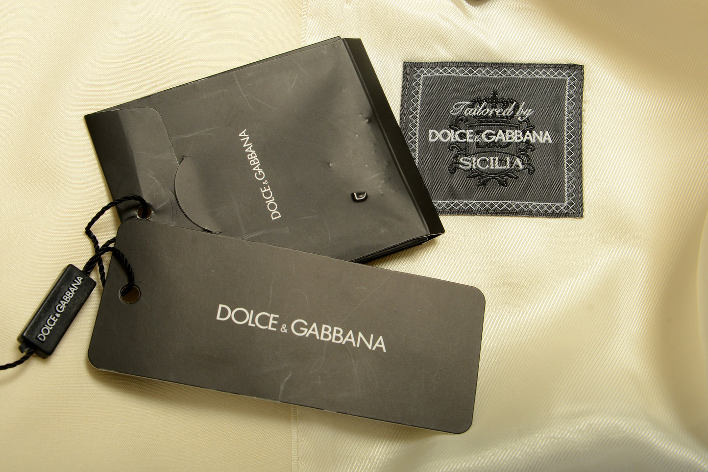 Dolce & Gabbana Men's "Sicilia" Silk Wool Double Breasted Blazer US 44 IT 54