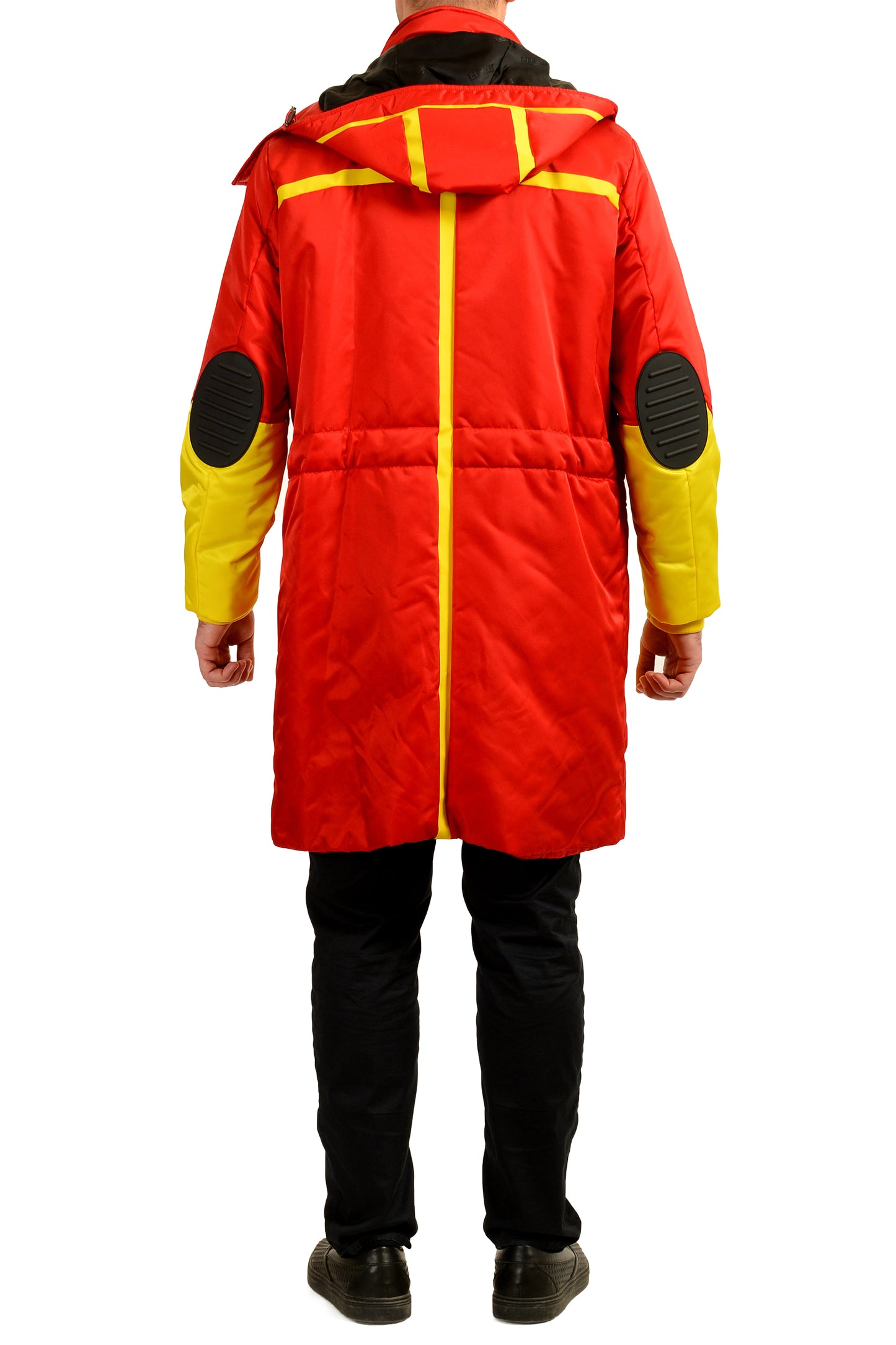Scuderia Ferrari Men's Red Hooded Parka Jacket Coat US XL IT 54