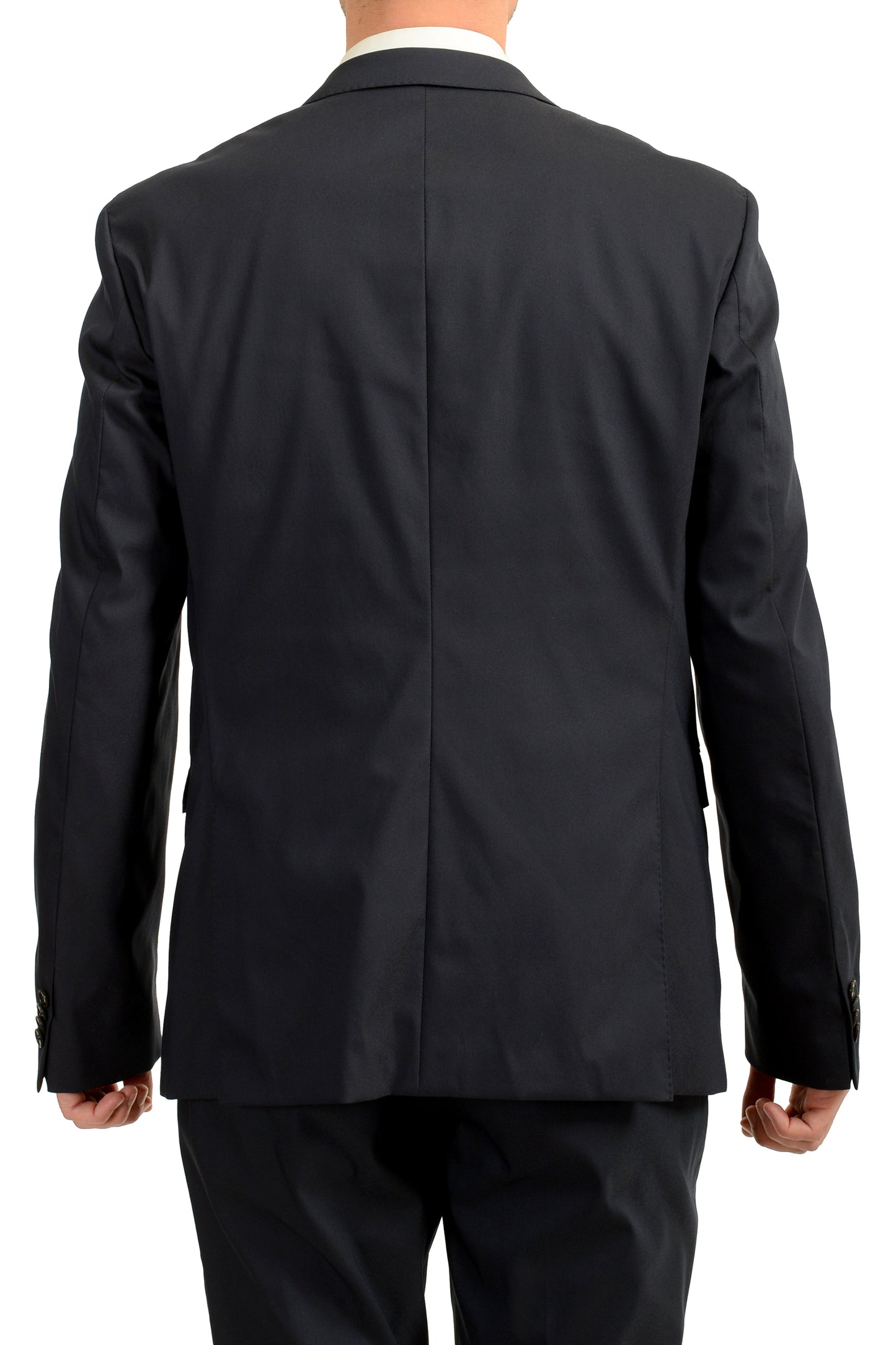 Hugo Boss Men's "Ryan4/Win2" Navy Blue Two Button Suit US 44R IT 54R