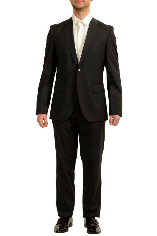 Hugo Boss Men's "Johnstons5/Lenon1" Regular Fit 100% Wool Suit US 40L IT 50L