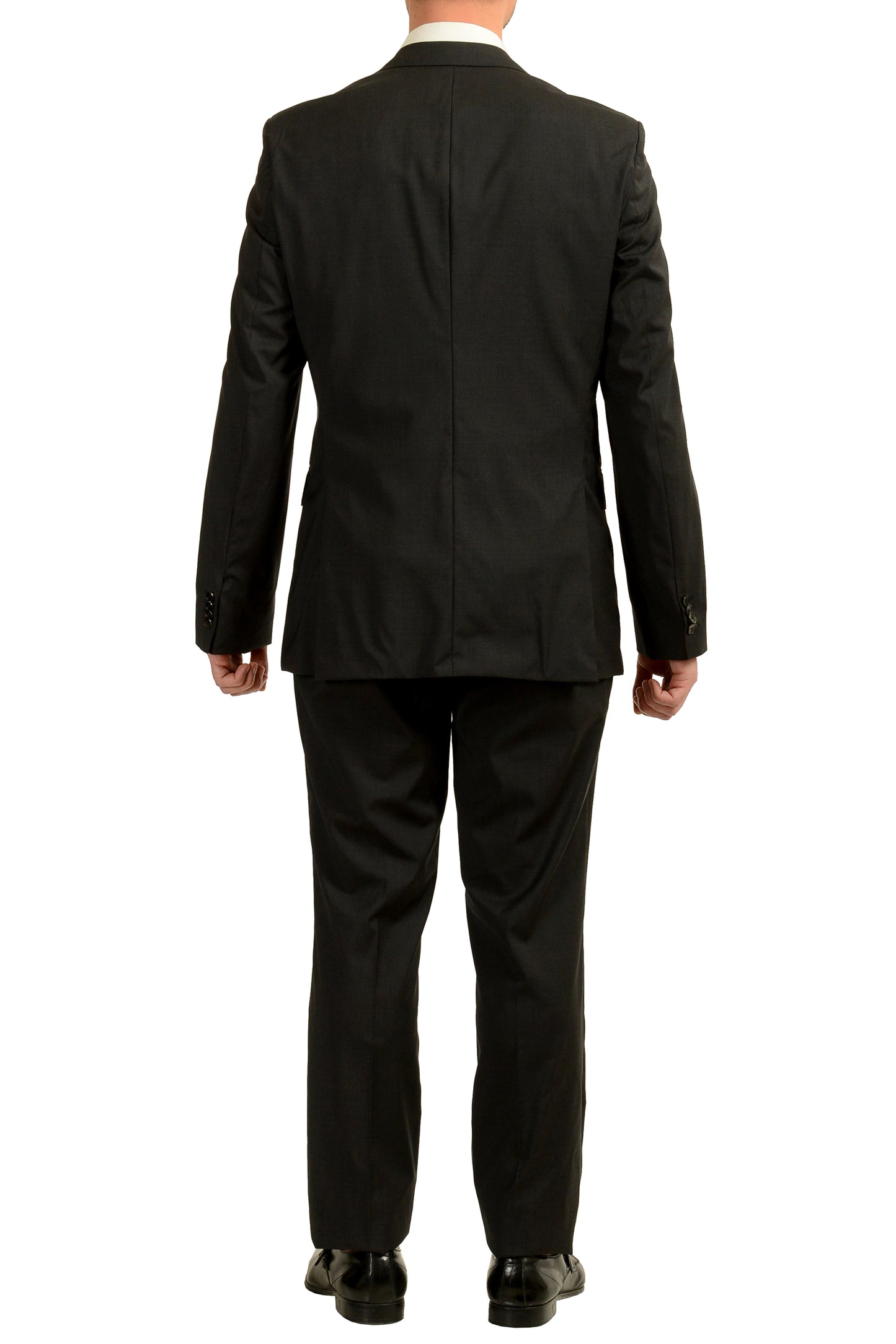Hugo Boss Men's "Johnstons5/Lenon1" Regular Fit 100% Wool Suit US 40L IT 50L