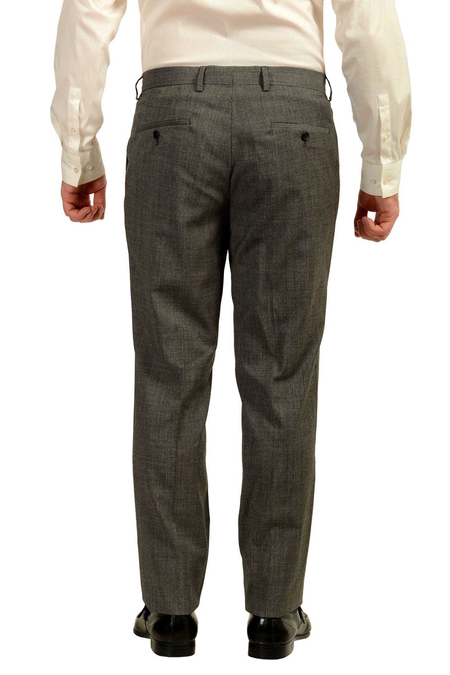 Hugo Boss Men's "Jeckson/Lenon2" Regular Fit Gray 100% Wool Suit US 40L IT 50L