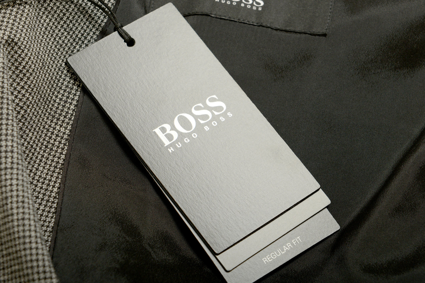 Hugo Boss Men's "Jeckson/Lenon2" Regular Fit Gray 100% Wool Suit US 40L IT 50L