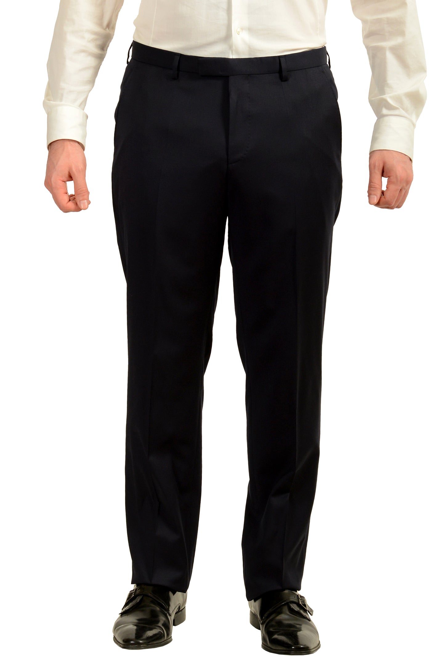 Hugo Boss Men's "Johnstons5/Lenon1" Regular Fit 100% Wool Suit US 40R IT 50R