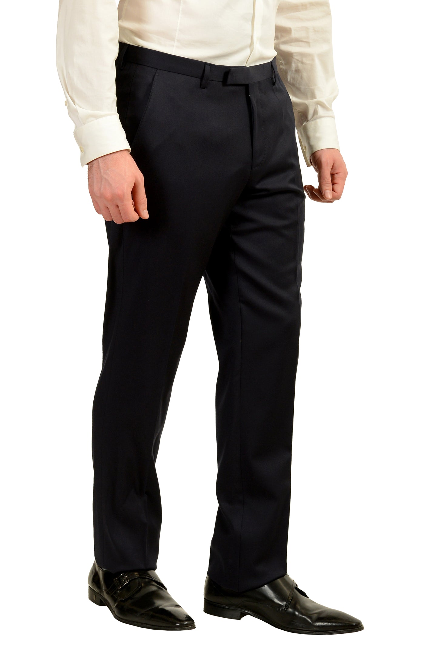 Hugo Boss Men's "Johnstons5/Lenon1" Regular Fit 100% Wool Suit US 40R IT 50R