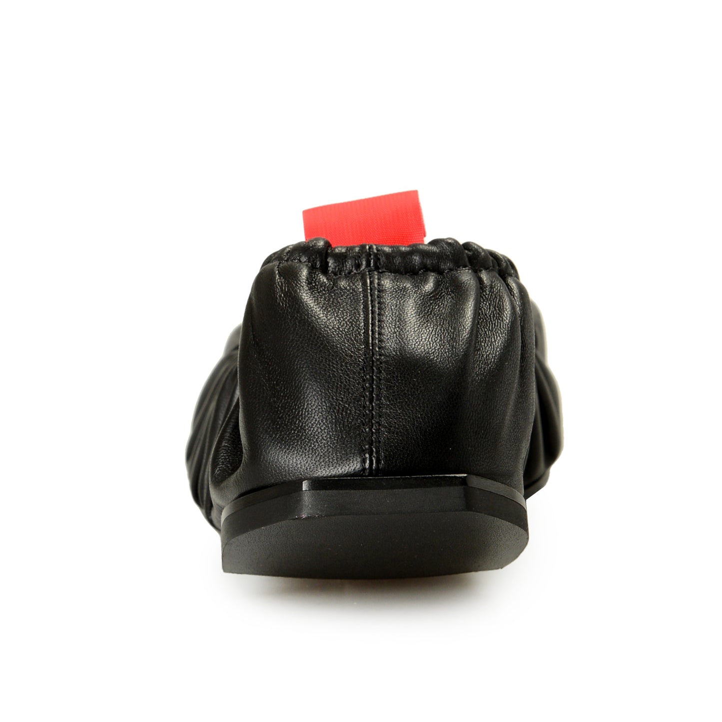 Scuderia Ferrari Women's "Balerina" Black Leather Flat Shoes US 10 IT 40
