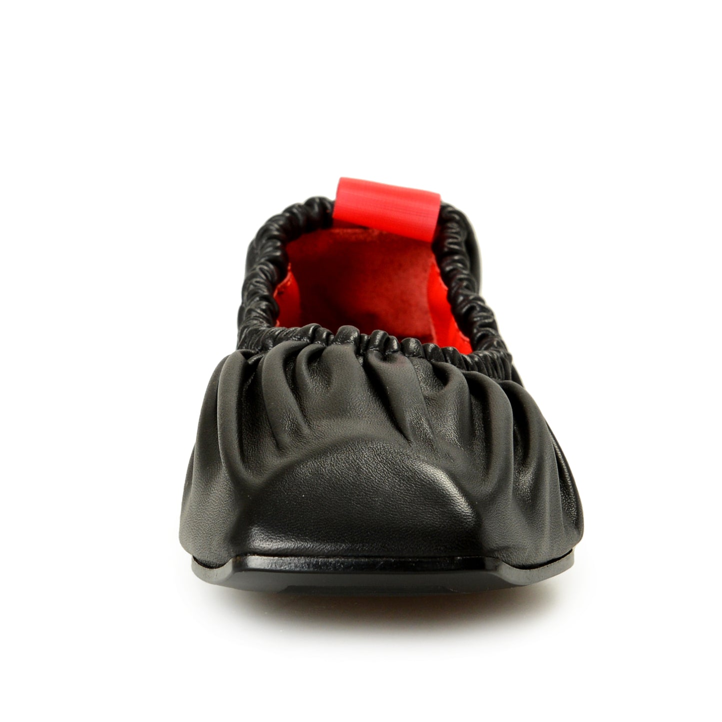 Scuderia Ferrari Women's "Balerina" Black Leather Flat Shoes US 10 IT 40