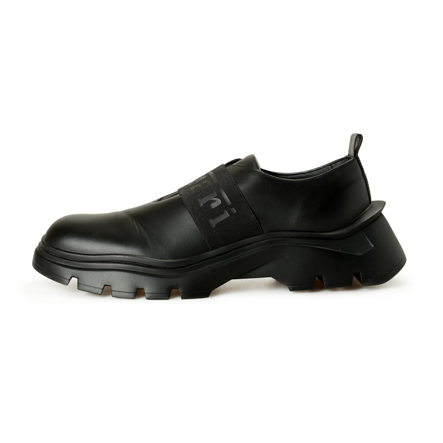 Scuderia Ferrari Men's Black Leather "Derby Sneakers" Shoes US 11 IT 44