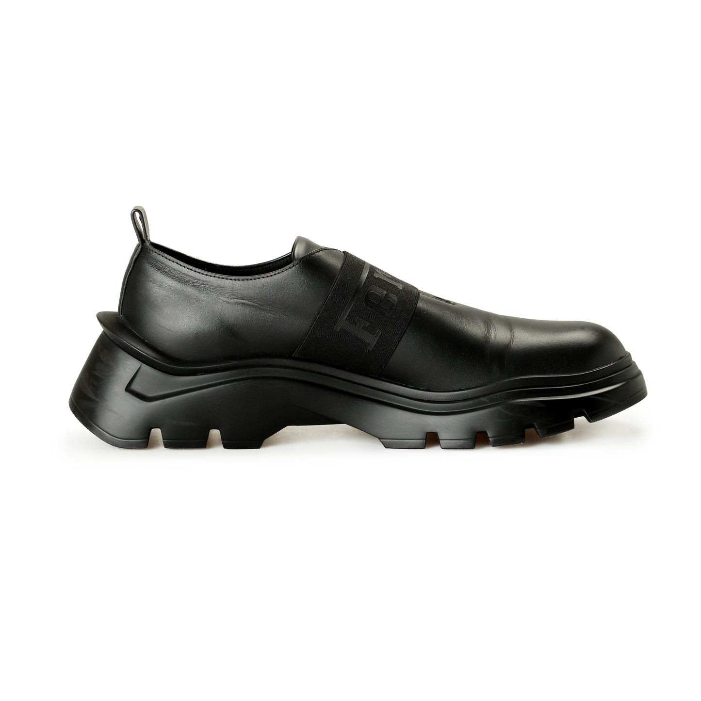 Scuderia Ferrari Men's Black Leather "Derby Sneakers" Shoes US 11 IT 44
