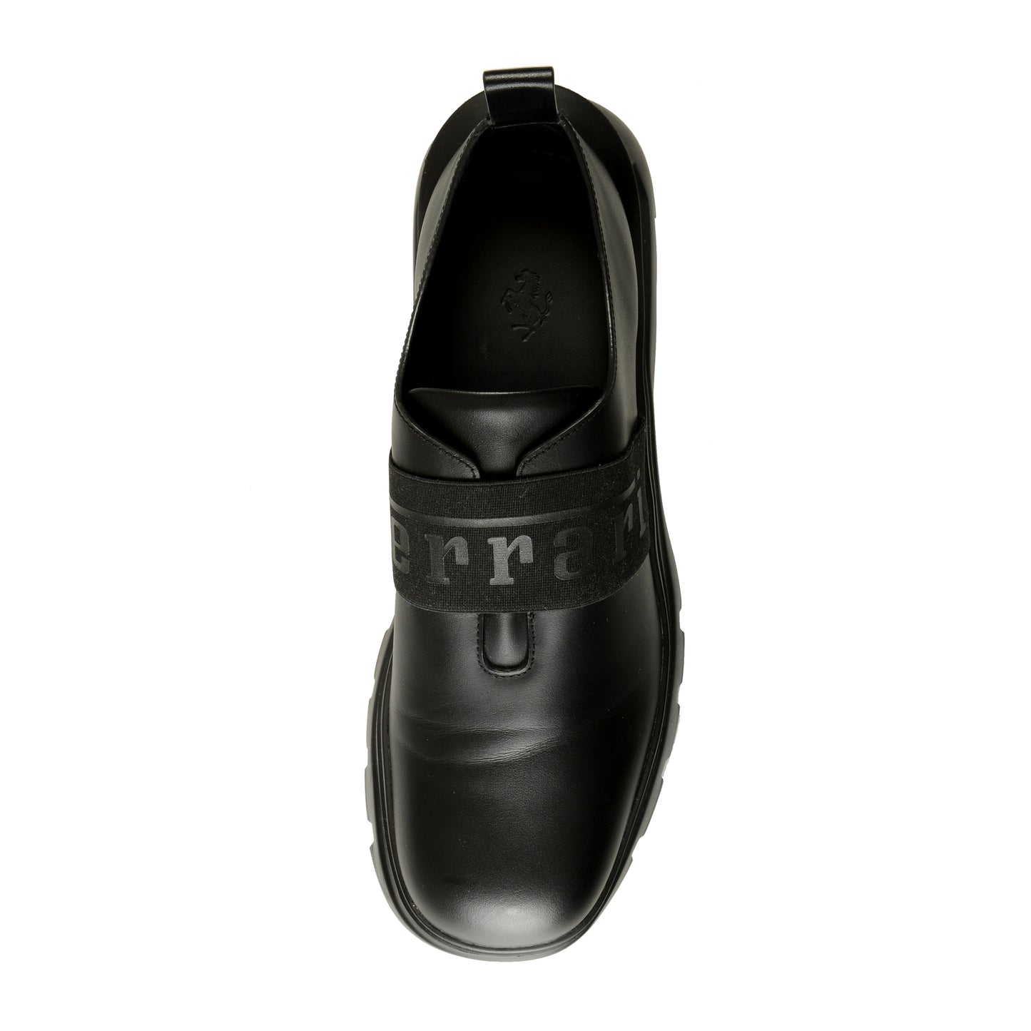 Scuderia Ferrari Men's Black Leather "Derby Sneakers" Shoes US 11 IT 44