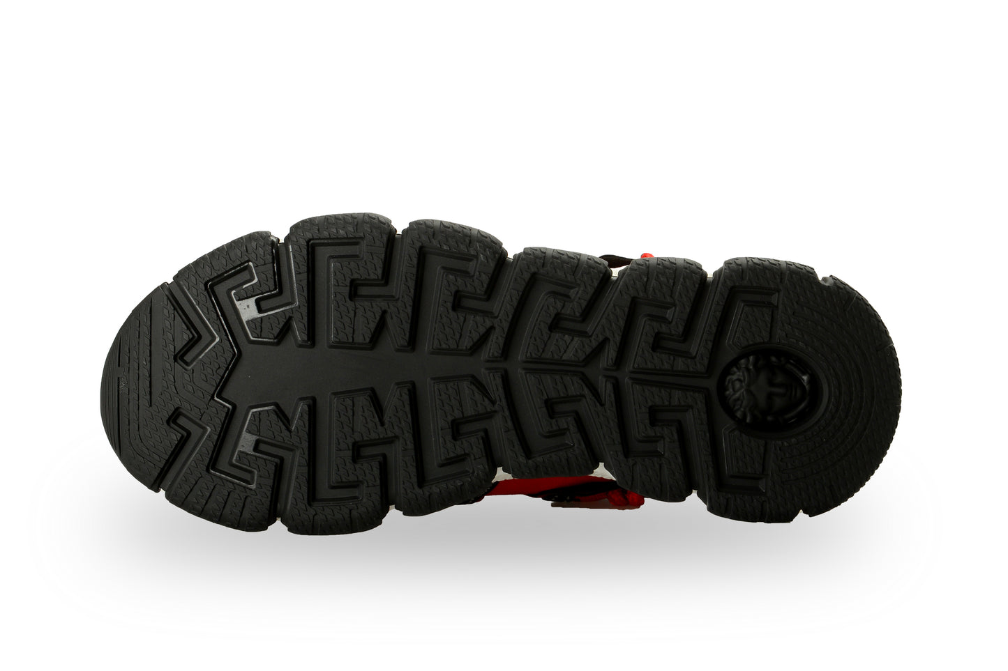 Versace Men's Suede & Leather Black Medusa Head Sneakers Shoes US 9 IT 42