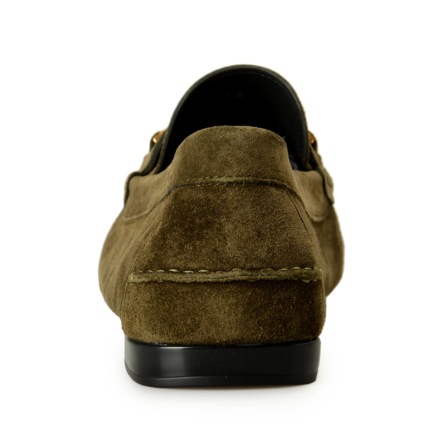 Versace Men's 100% Suede Leather Gold Medusa Driver Loafers Shoes US 10 IT 43
