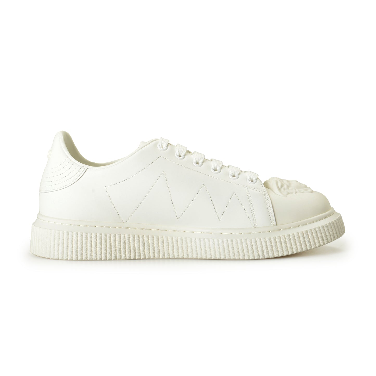 Versace Men's Large Medusa Logo White 100% Leather Sneakers Shoes US 8 IT 41