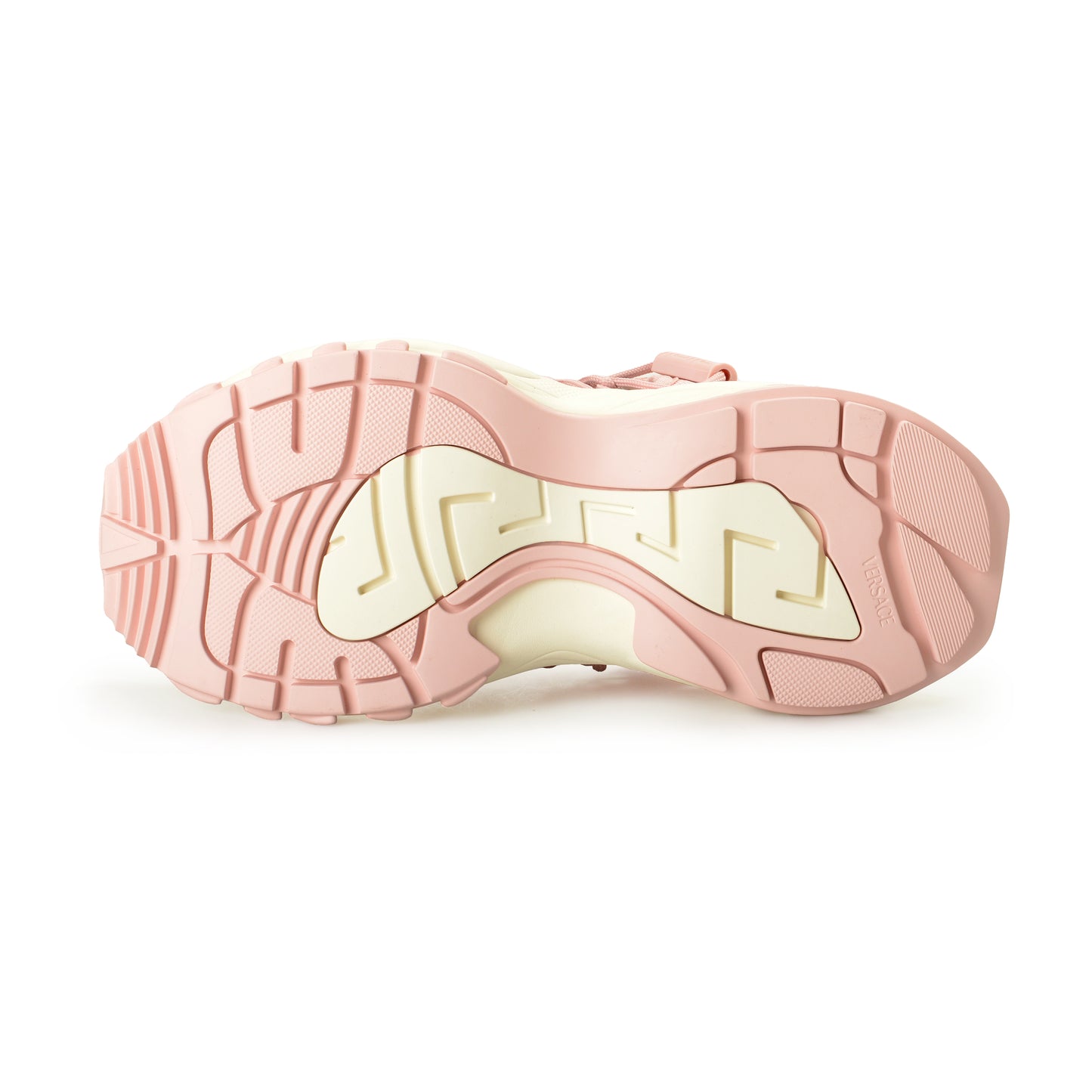 Versace Women's Pink MERCURY M_VS_01 Leather Sneakers Shoes US 7 IT 37