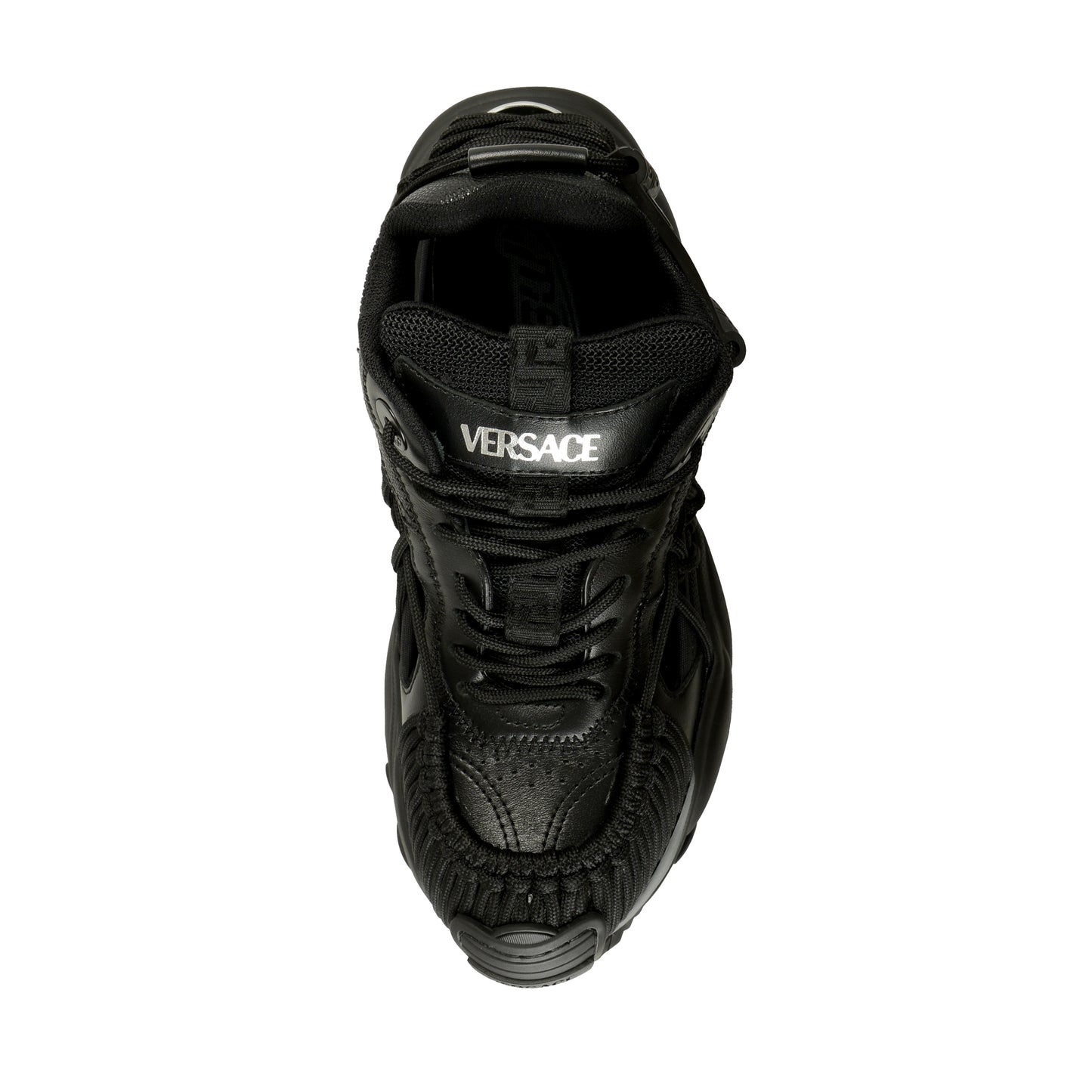 Versace Men's Black MERCURY M_VS_01 Leather Sneakers Shoes US 7 IT 40