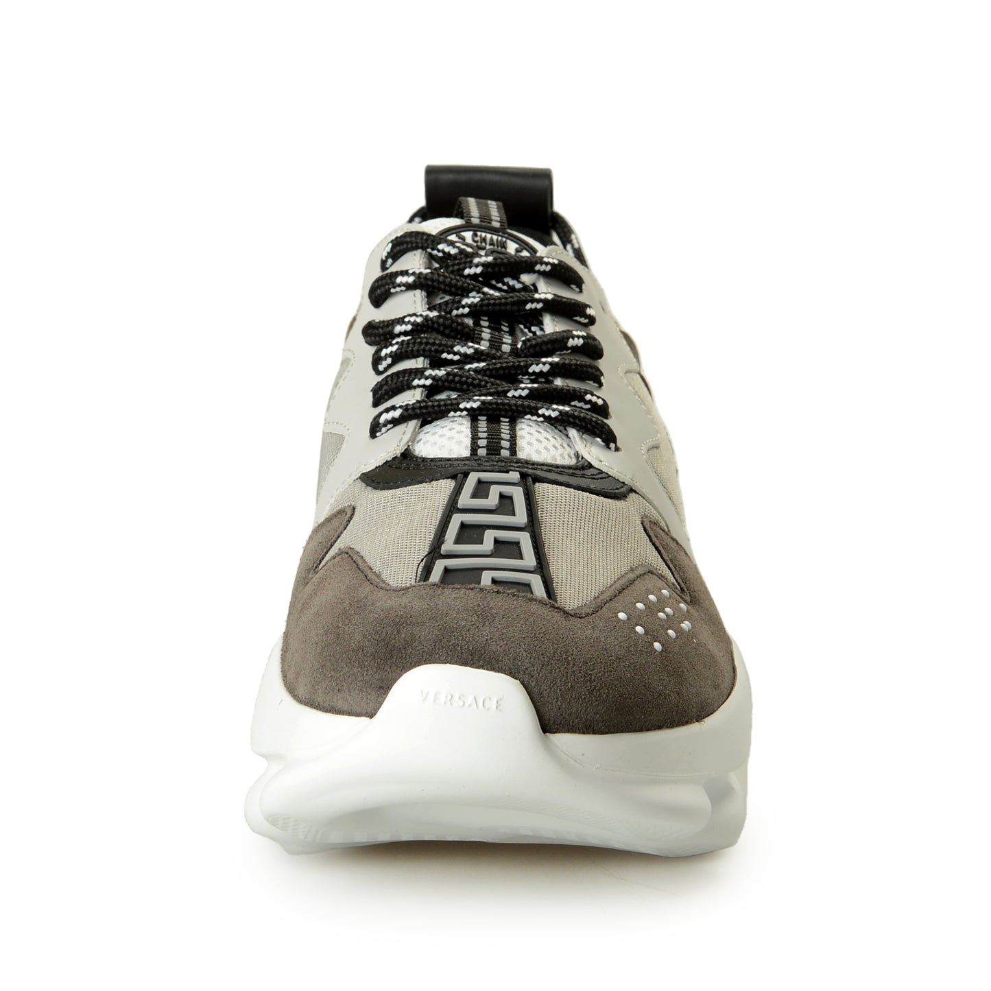 Versace Men's Suede & Leather "Chain Reaction" Sneakers Shoes US 10 IT 43