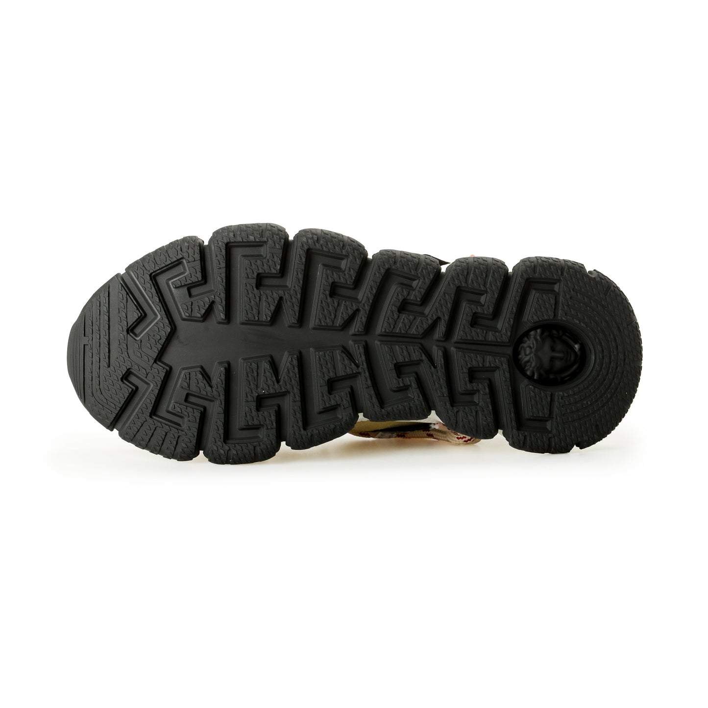 Versace Women's Suede & Leather White Medusa Head Sneakers Shoes US 8 IT 38