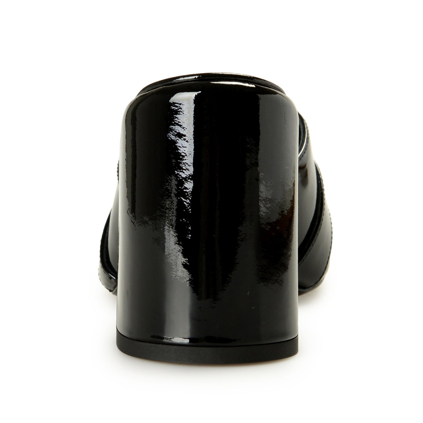 Versace Women's Black Patent Leather Gold Medusa Mules Sandals Shoes US 7 IT 37