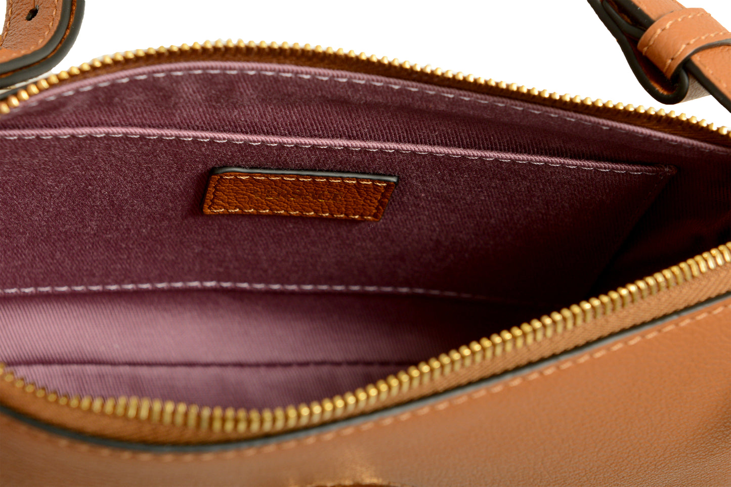 Versace Brown Grained Leather Gold Medusa Small Handbag Shoulder Bag