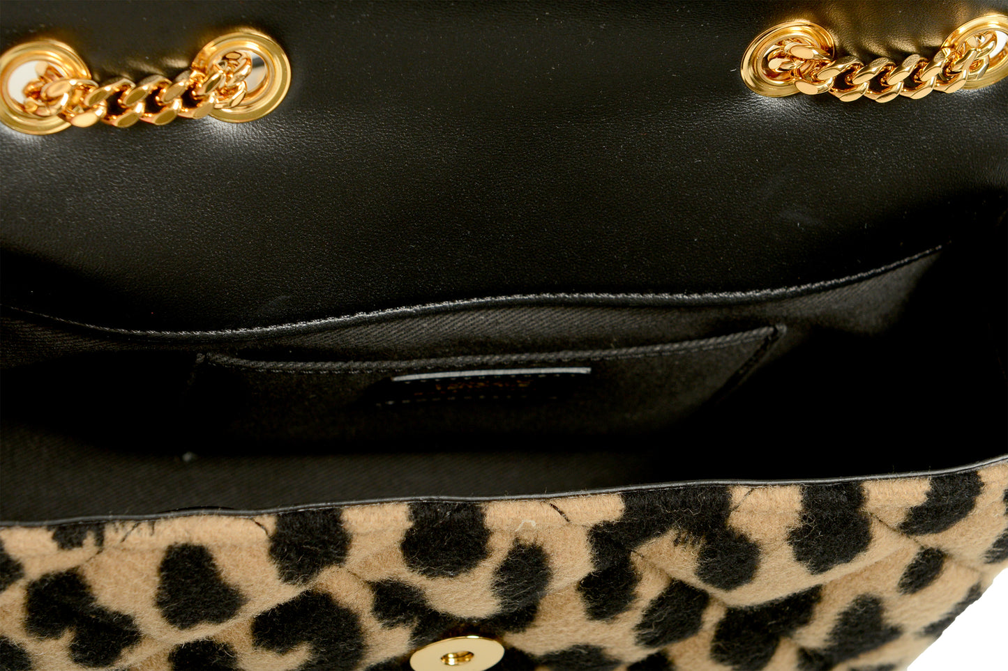 Versace Women's Small 100% Wool Gold Medusa Quilted Handbag Shoulder Bag