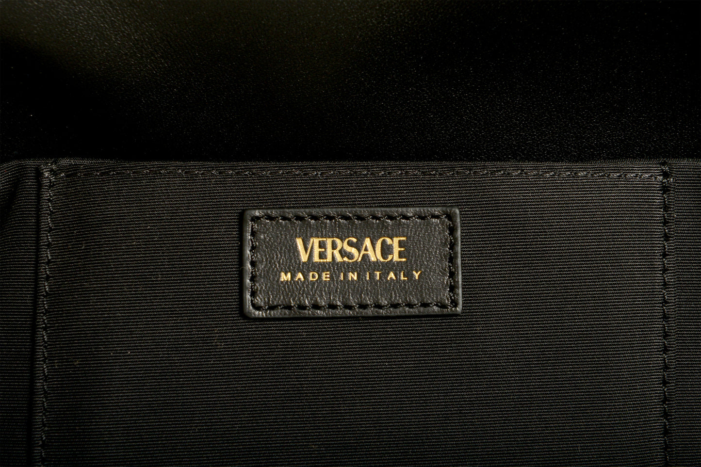 Versace Women's Medium 100% Wool Gold Medusa Quilted Handbag Shoulder Bag