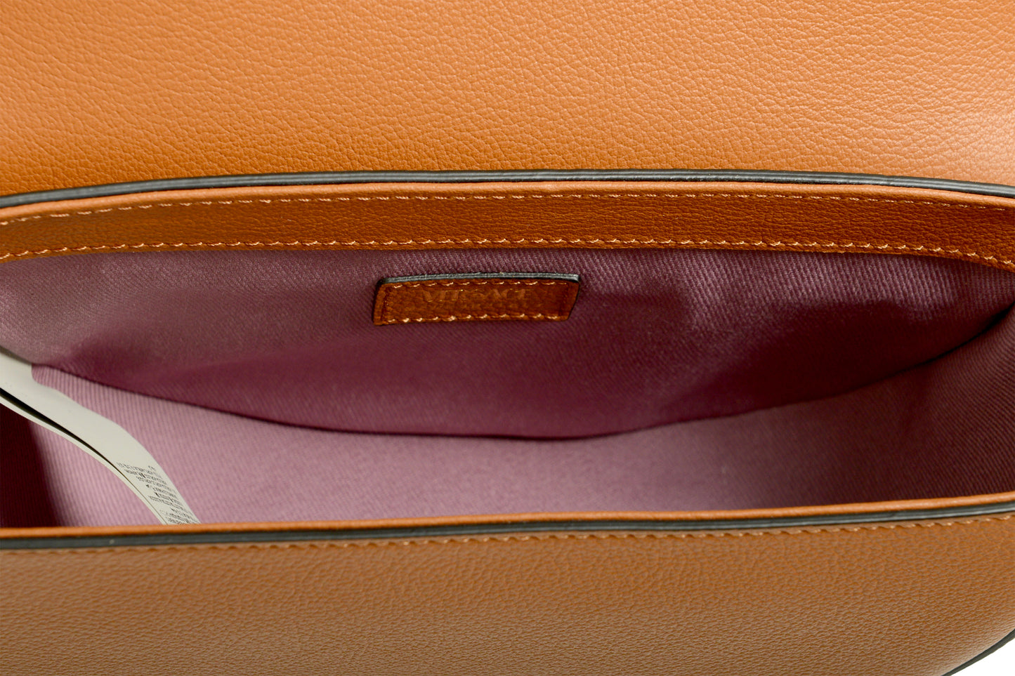 Versace Women's Grainy Leather Gold Medusa Half Moon Handbag Shoulder Bag