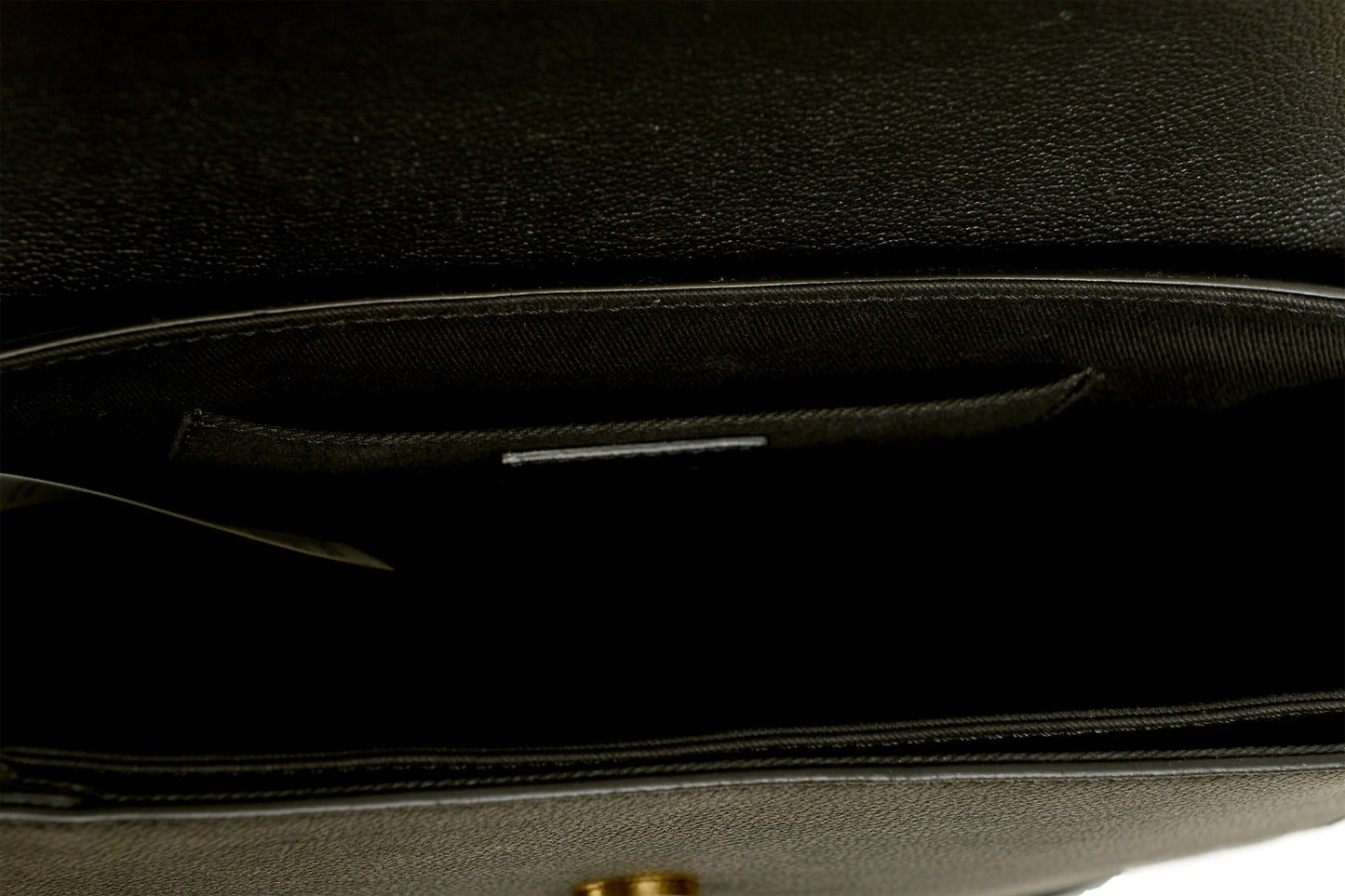 Versace Women's Black Grainy Leather Gold Medusa Satchel Shoulder Bag