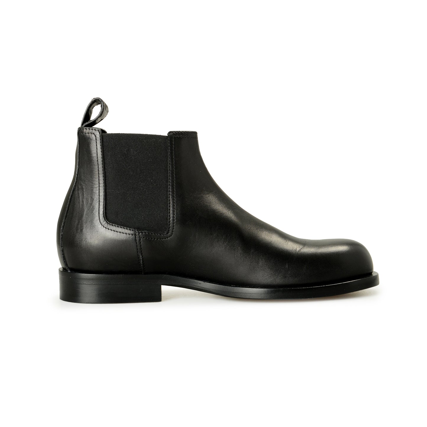 Versace Men's Black Leather Chelsea Boots Shoes US 7 IT 40