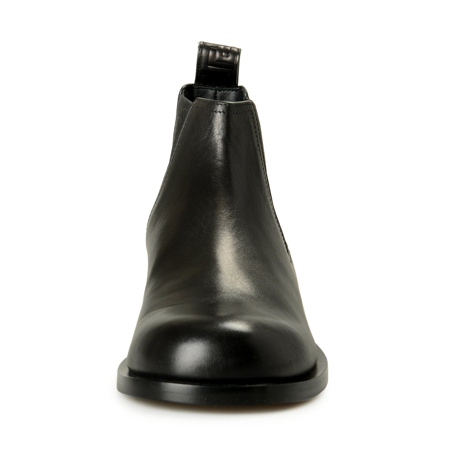 Versace Men's Black Leather Chelsea Boots Shoes US 7 IT 40