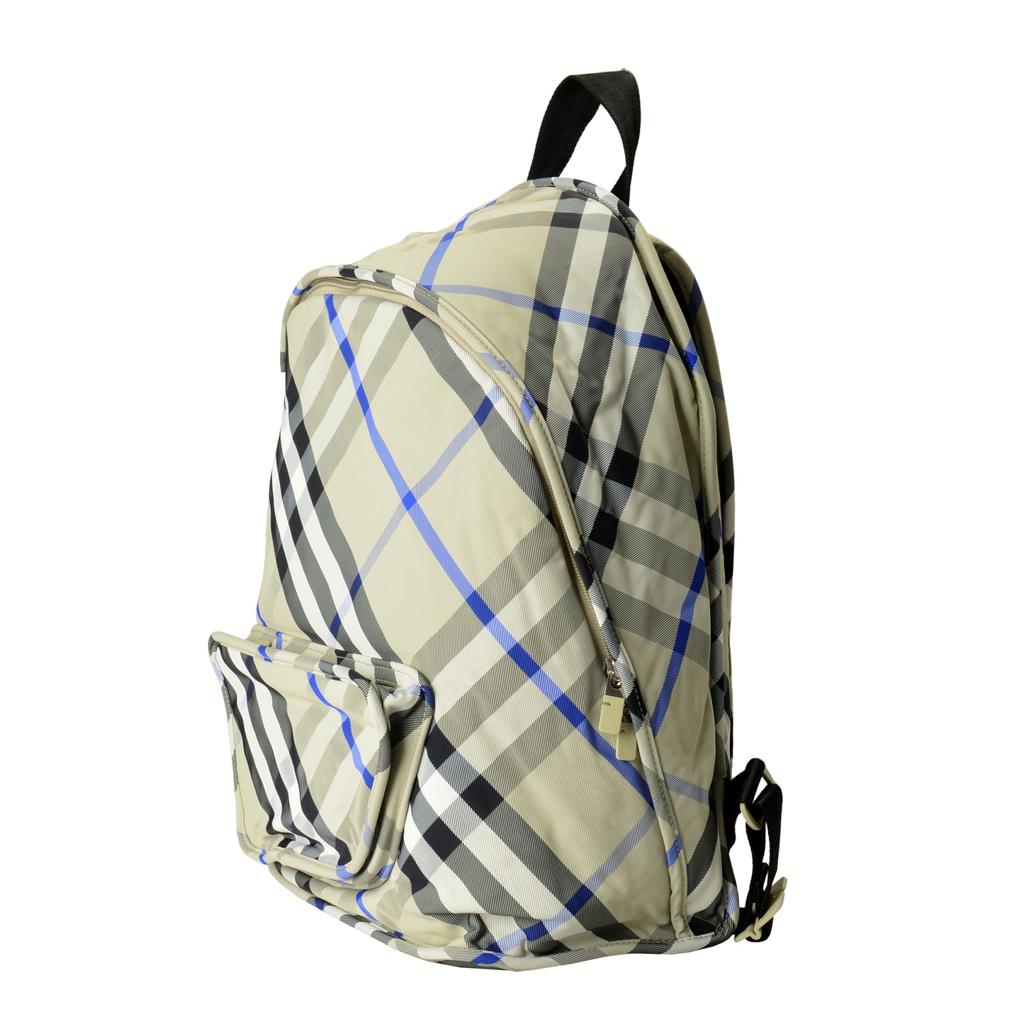 Burberry Unisex "Shield Backpack" Lichen Plaid Backpack Bag