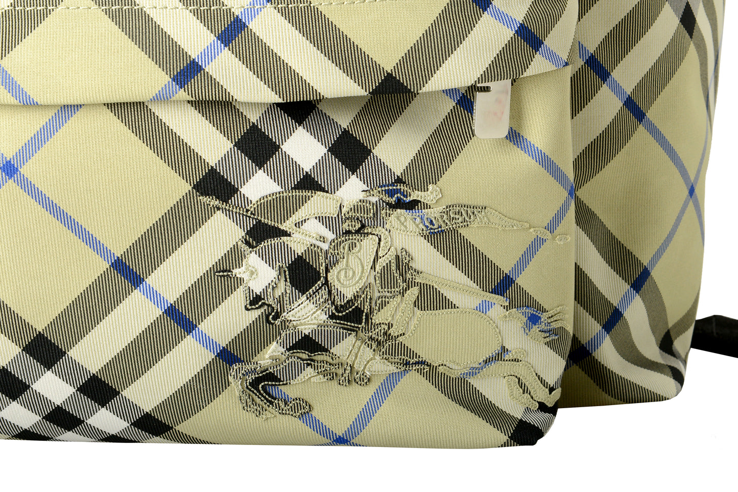 Burberry Unisex "Classic Checkered Backpack" Lichen Plaid Backpack Bag