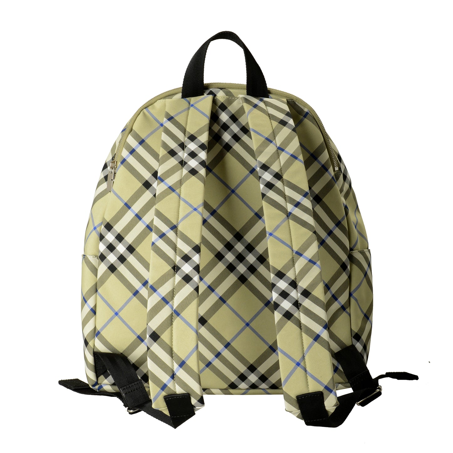 Burberry Unisex "Classic Checkered Backpack" Lichen Plaid Backpack Bag