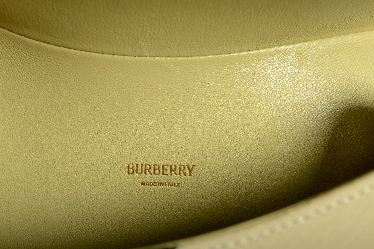 Burberry "Mn Rocking Horse" Leather & Canvas Black Plaid Handbag Shoulder Bag