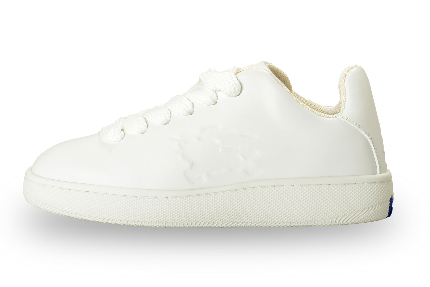 Burberry Women's "LF BOX" White Leather LOGO Athletic Sneakers Shoes US 9 IT 39