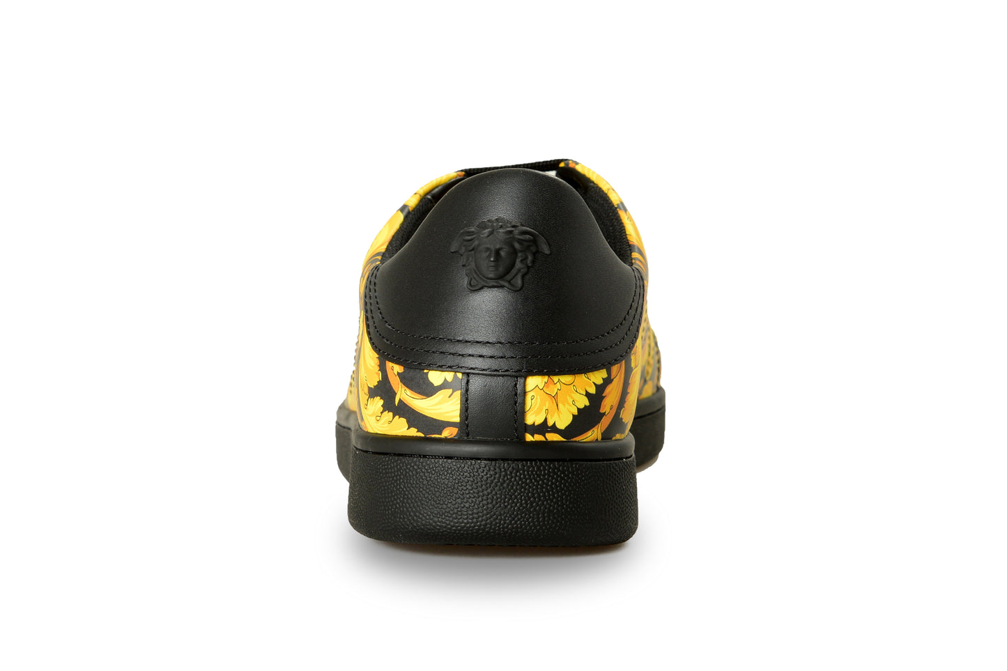 Versace Men's Baroque Signature Print 100% Leather Sneakers Shoes US 10 IT 43