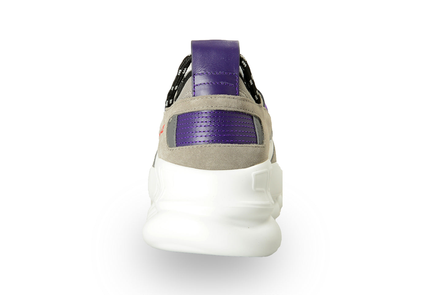 Versace Women's "Chain Reaction" Leather Suede Sneakers Shoes US 9 IT 39