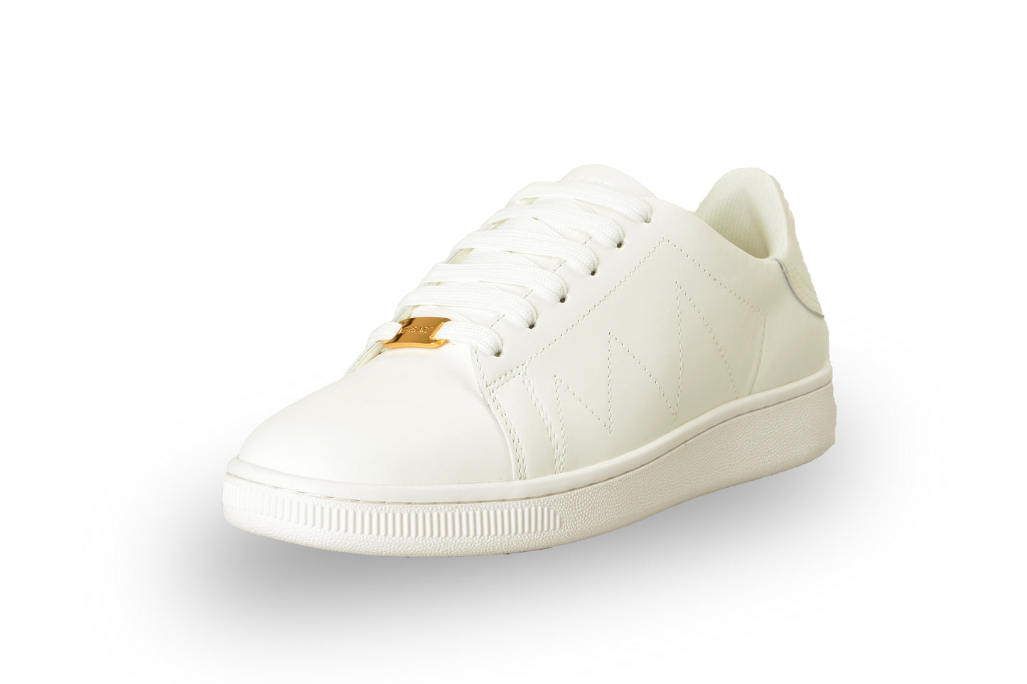 Versace Women's White 100% Leather White Medusa Logo Sneakers Shoes US 9 IT 39