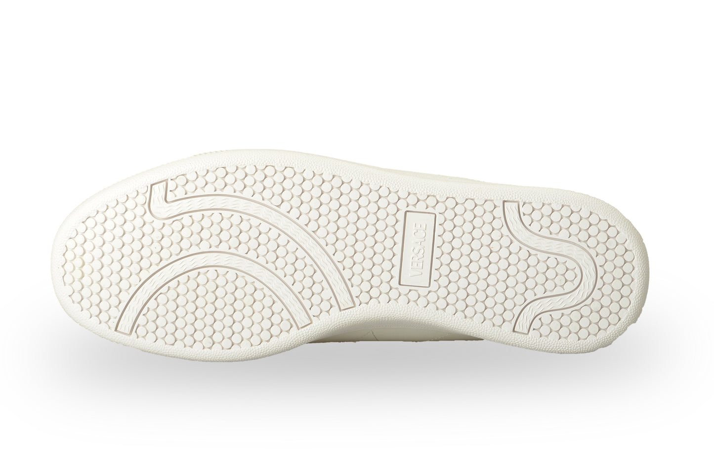 Versace Women's White 100% Leather White Medusa Logo Sneakers Shoes US 9 IT 39