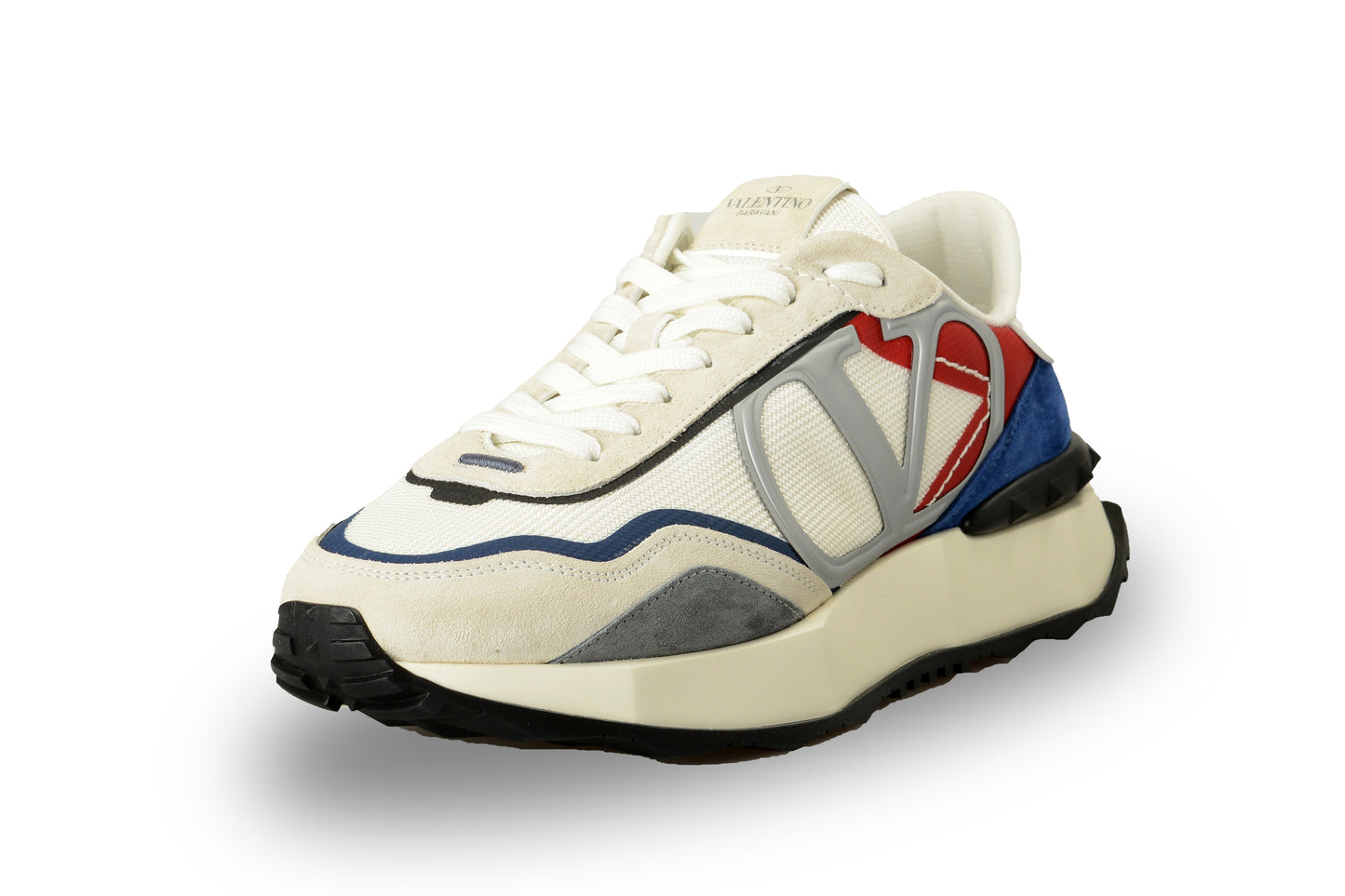 Valentino Garavani Men's "1Y2S0F28SAS" Leather Suede Sneakers Shoes US 10 IT 43