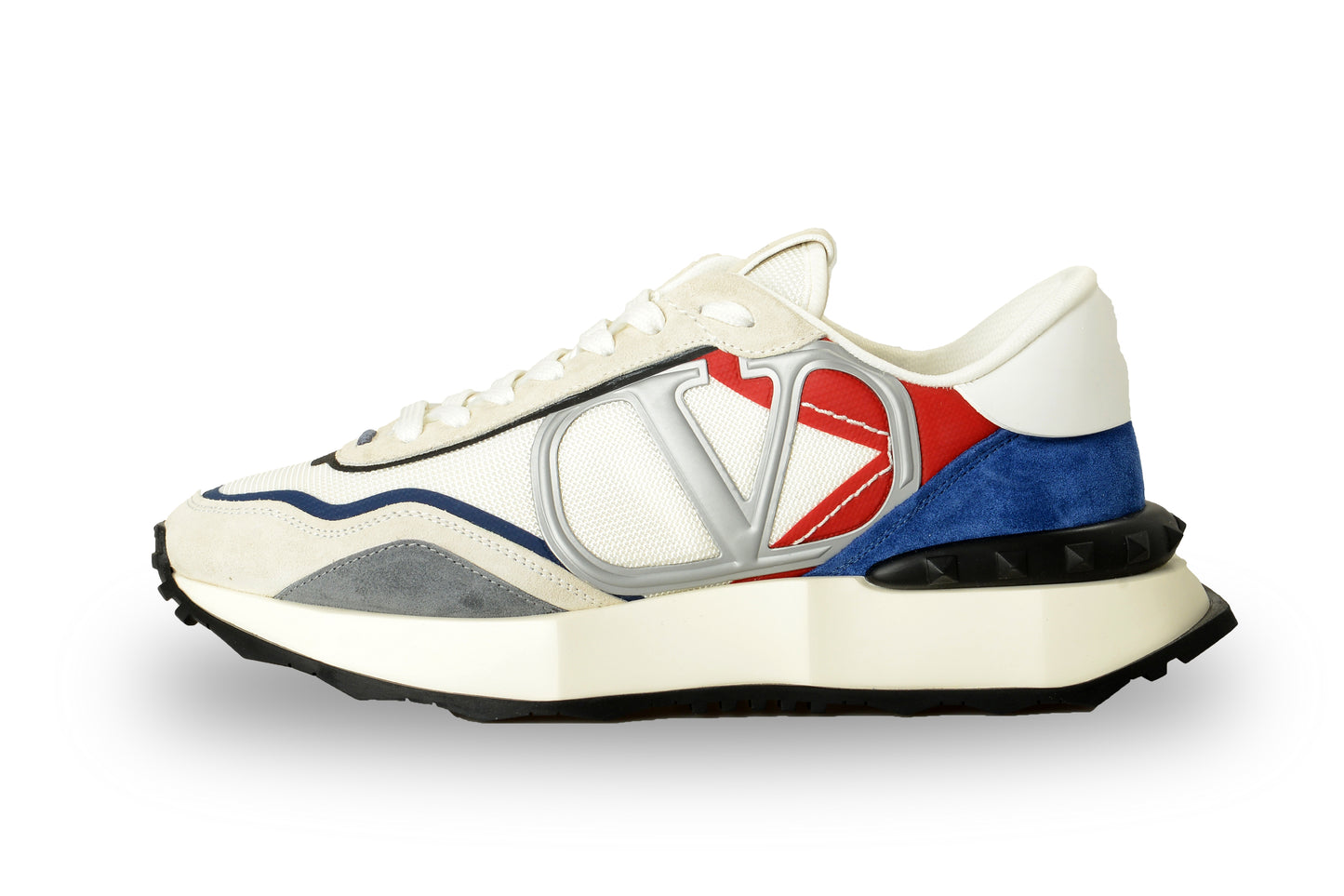 Valentino Garavani Men's "1Y2S0F28SAS" Leather Suede Sneakers Shoes US 10 IT 43