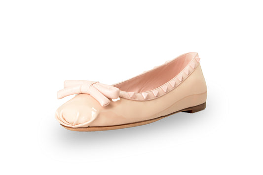 Valentino Garavani Women's "4W2S0HQ5NBU" Pink Ballerina Shoes US 8.5 IT 38.5